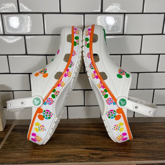 CROCS Classic DTP Balloon Clog Shoes Womens Size 11 White Disney Parks Slip On - Picture 5 of 14